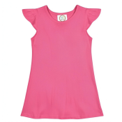 Blank Girl's Flutter Sleeve Dress